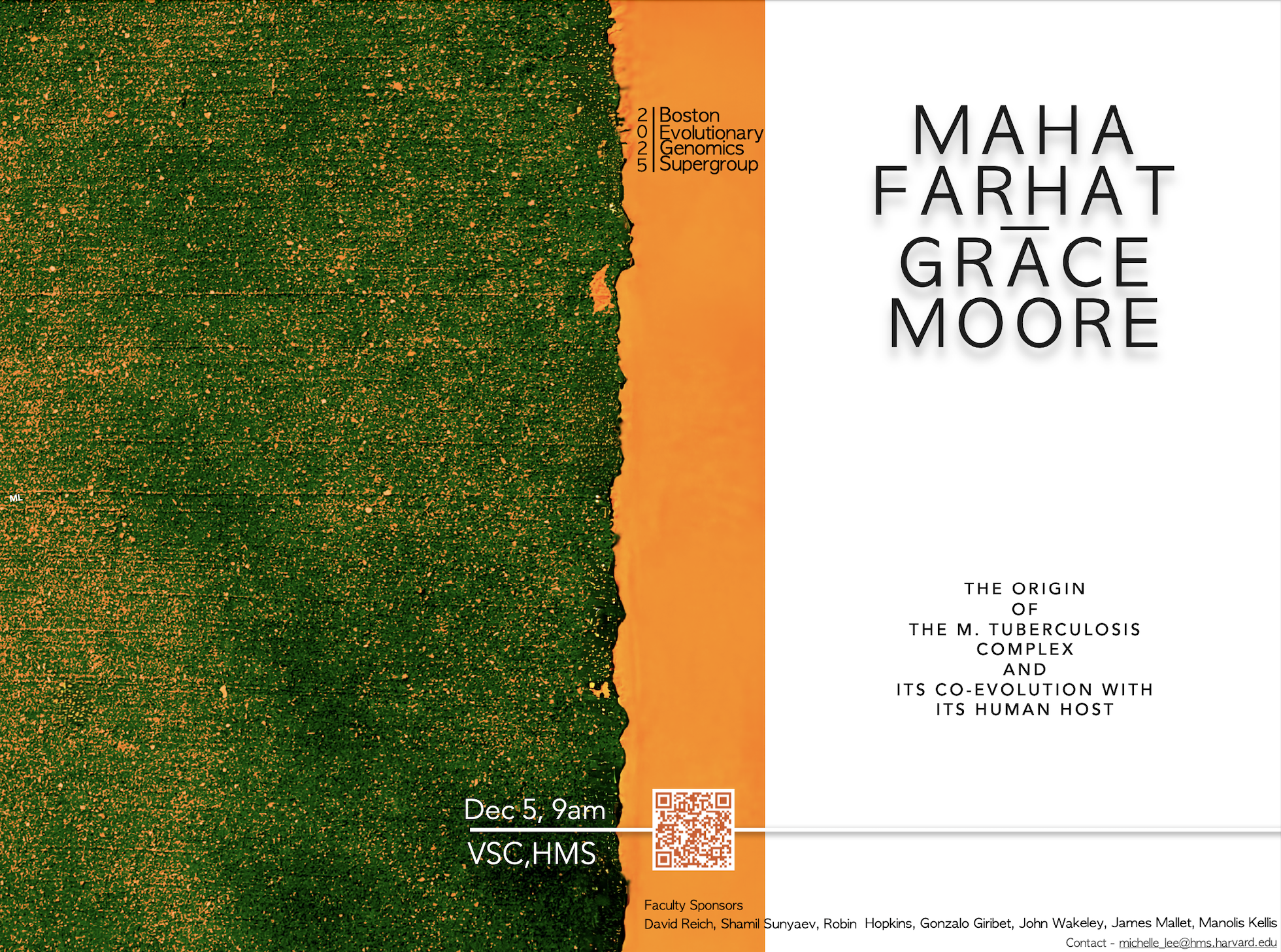 Flyer for the December 2025 BEGSupergroup talk