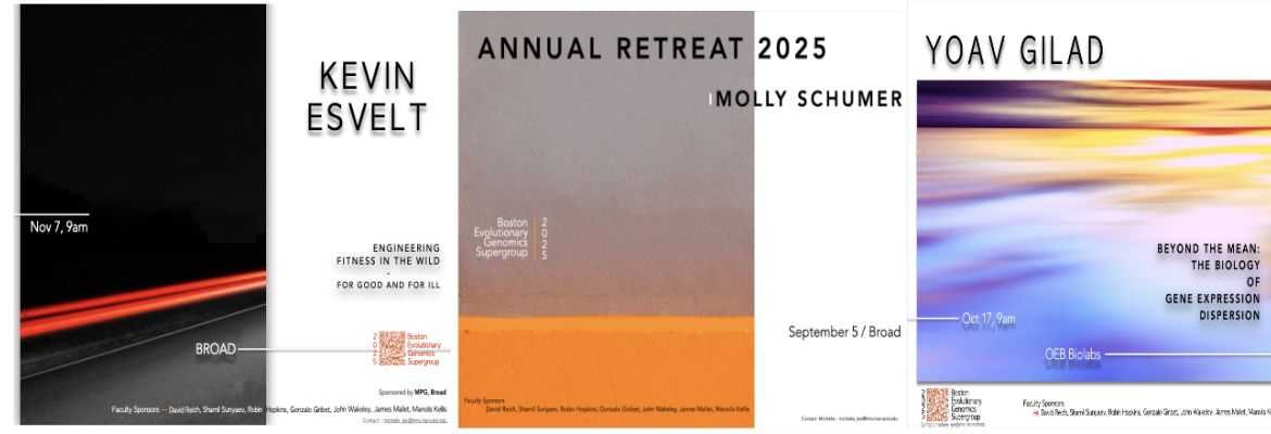 2025 Fall BEGSupergroup Meetings Flyers