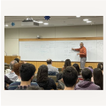 Scott Edwards  taking questions with discussions
