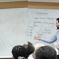 Fernando Seixas giving his talk