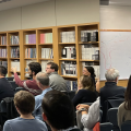 Robin Hopkins and Grace Burgin, taking questions with discussions5