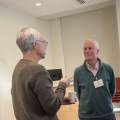 Discussions: Sean Eddy and James Mallet after the talk
