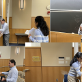 Before the talk by Terence Capellini and Gayani Senevirathne