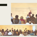 David Reich giving the talk_Discussions with James Mallet